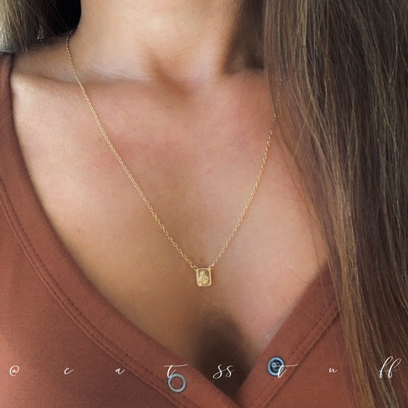 Long Petite Scapular Necklace - Picture 4 of 11